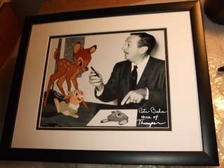 Original Voice Thumper Hand Signed Bambi 1942  