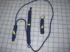 paracord parachute cord 8 bracelet lanyard keychain 550 USN navy blue 