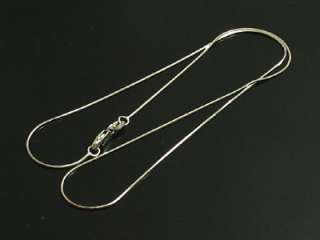 14K new white gold SNAKE CHAIN necklace 16 size 1  