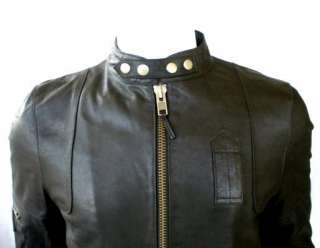 Mens Vintage Bomber Leather Jacket Style M3 XS to XL  
