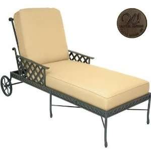  Savannah Tailored Back Deep Seating Chaise Lounge Frame Only, Mocha