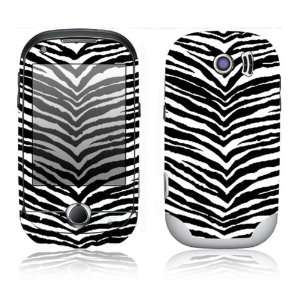 Samsung Corby Pro Decal Skin Sticker   Black Zebra Skin