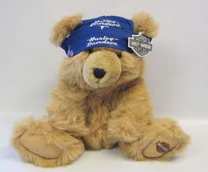 HARLEY DAVIDSON Teddy Bear Plush Stuffed Animal LARGE  