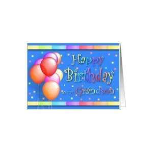 Grandson Balloons Happy Birthday Fun Card  Toys & Games  
