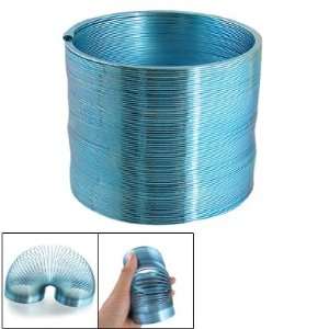   Child Blue Plastic Round Slinky Magic Spring Classic Toy: Toys & Games