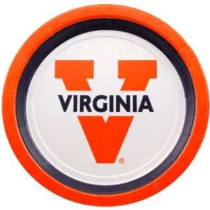    NCAA Virginia Cavaliers 10 Pack Dinner Plates: Sports & Outdoors