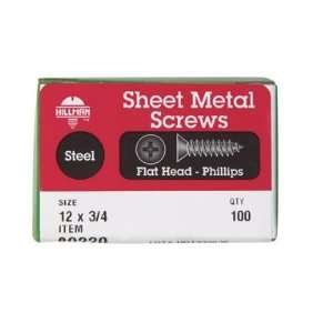   80220 Sheet Metal Screws No. 12 X 3/4 Box/100