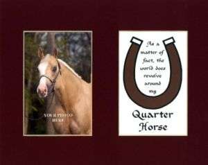 Quarter Horse Saying Humor Quote Poem Matted Print  
