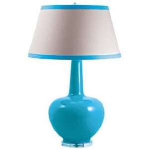  Turquoise Porcelain Urn Table Lamp