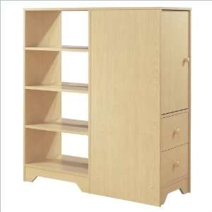 Popular Shaker Twin Loft Bed Storage Unit in Natural Maple 