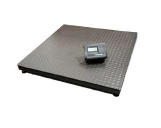 PRECISION SCALES 5,500 LB / 1LB 48 x 48 PALLET FLOOR SCALE WITH 