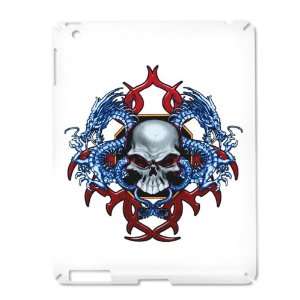  iPad 2 Case White of Skull With Dragons 