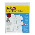 Redi Tag Laser Printable Index Tabs 1 1/8in White(Pack of 2)