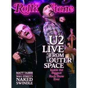 Bono and the Edge (of U2), 2009 Rolling Stone Cover Poster by Sam 