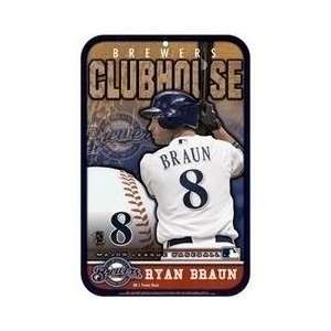 Ryan Braun MLB Sign 