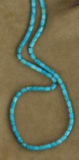Faceted SLEEPING BEAUTY TURQUOISE TUBE Beads~  