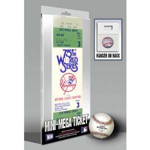 1978 World Series Mini Mega Ticket   New York Yankees  