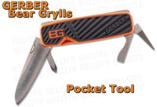   Grylls Survival 5 in 1 Pocket Tool Knife Screwdriver 31 001050 *NEW