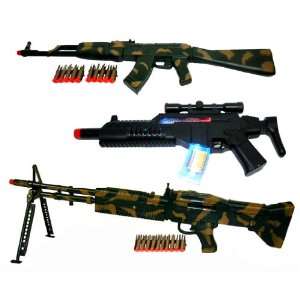   Dart Gun B/o Machine Gun Big M60 B/o Dart Machine Gun: Toys & Games