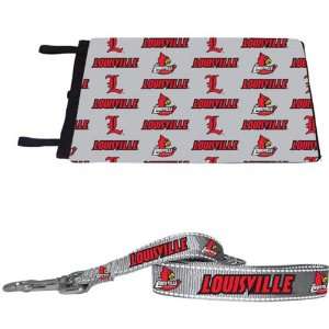  Louisville Cardinals Roll Up Bed & Dog Lead