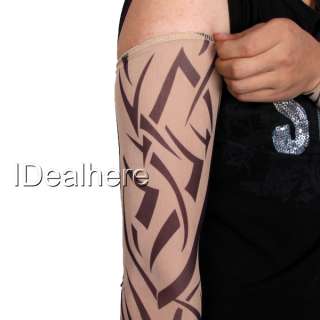 Tattoo Sleeves UV Pack of 4 Black Tribal Design  