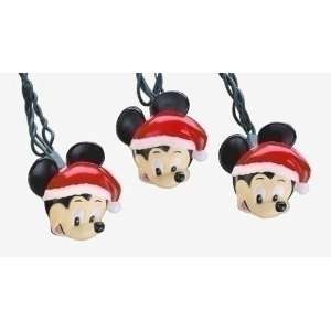   Mickey Mouse in Santa Hat Christmas Light Set #169534