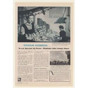  1944 Reynolds Aluminum Plant Airplane Engine Baffles Print 
