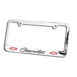  Chevrolet Bowtie License Plate Frame Chevy (Chrome Brass 
