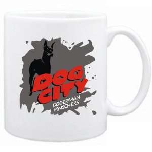  New  Dog City : Doberman Pinschers  Mug Dog: Home 