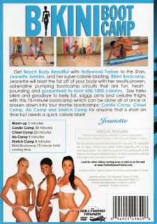 BIKINI BOOT CAMP THE HOLLYWOOD TRAINER DVD NEW JENKINS JEANETTE 