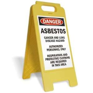 Danger: Asbestos Hazard, Authorized Personnel Only FloorBoss XL Floor 