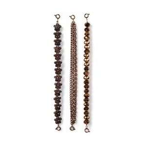  Darice Tori Spelling Bracelet Builders 3/pkg copper Beads 