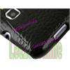Black Croco Leather Hard Back Case Cover For Samsung Galaxy Note GT 