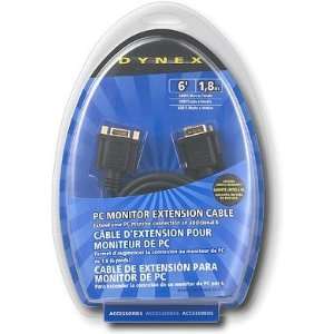  Dynex PC Monitor VGA Extension Cable   6ft (1.8M 