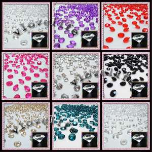   10mm Diamond Table Confetti Decoration Wedding Party CRYSTALS  