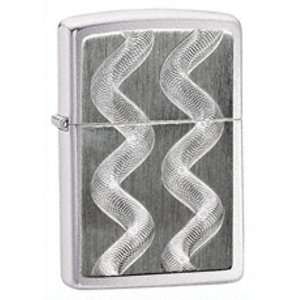  Zippo Swirl Emblem Lighter Modern Design: Sports 