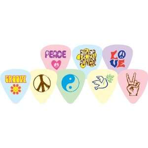  DAndrea Peace & Love Picks Rotary Pack   Medium   RPPLM 