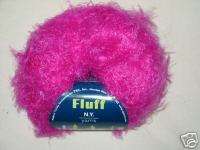 FLUFF Eyelash yarn N.Y. Yarns ROSE PINK color 08  