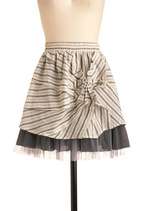 Ryu Give Me the Newsprint Skirt  Mod Retro Vintage Skirts  ModCloth 