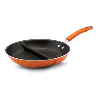Rachael Ray Porcelain II Non Stick Skillet   Color Red 