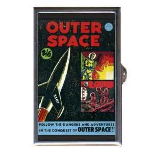  Outer Space Retro Comic Book Coin, Mint or Pill Box: Made in USA 