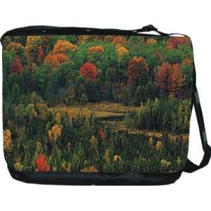 Rikki KnightTM Autumn Fall Landscape Design Messenger Bag   Book Bag 