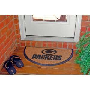  Packers   Half Moon Door Mat: Sports & Outdoors