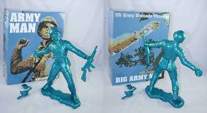 Frank Kozik SIGNED 17 Blue Big Army Man SUBBER LE 50  