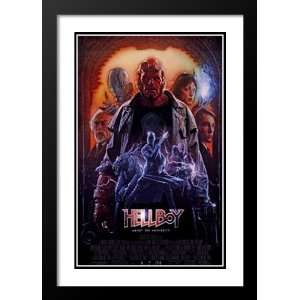 Hellboy 32x45 Framed and Double Matted Movie Poster   Style B   2004 