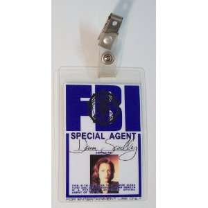    X File Agent Scully FBI Special Agent Badge