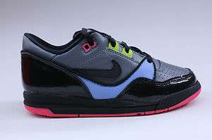 Nike Air Assault Grey Black Pink Blue Authentic Pre School Size Shoes 