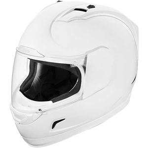  Icon Alliance Solid Helmet   X Small/White Automotive