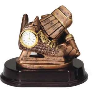  Ice Hockey Resin Clock Trophy Award