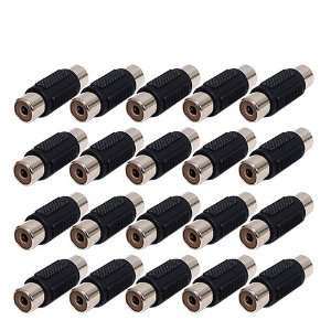  GLS Audio RCA Female Coupler Adapter   20 Pack 